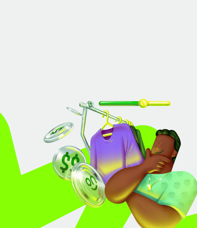Ilustração de homem pensando
