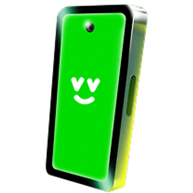 Celular com a tela do app Ton
