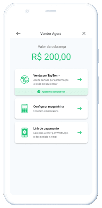 Passo 1: abrir o app do Ton