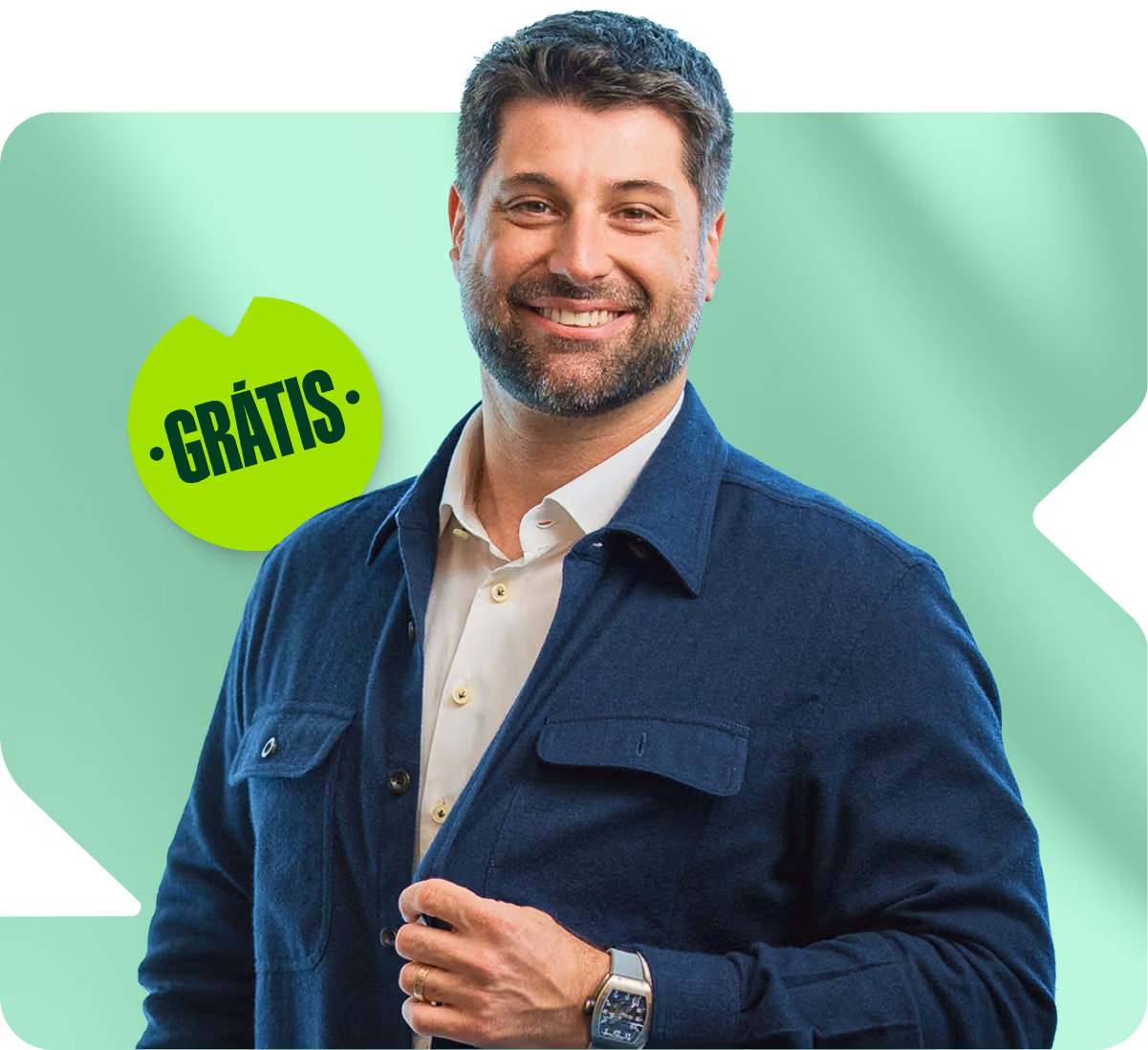 banner com calculadora ao lado do Alfredo Soares