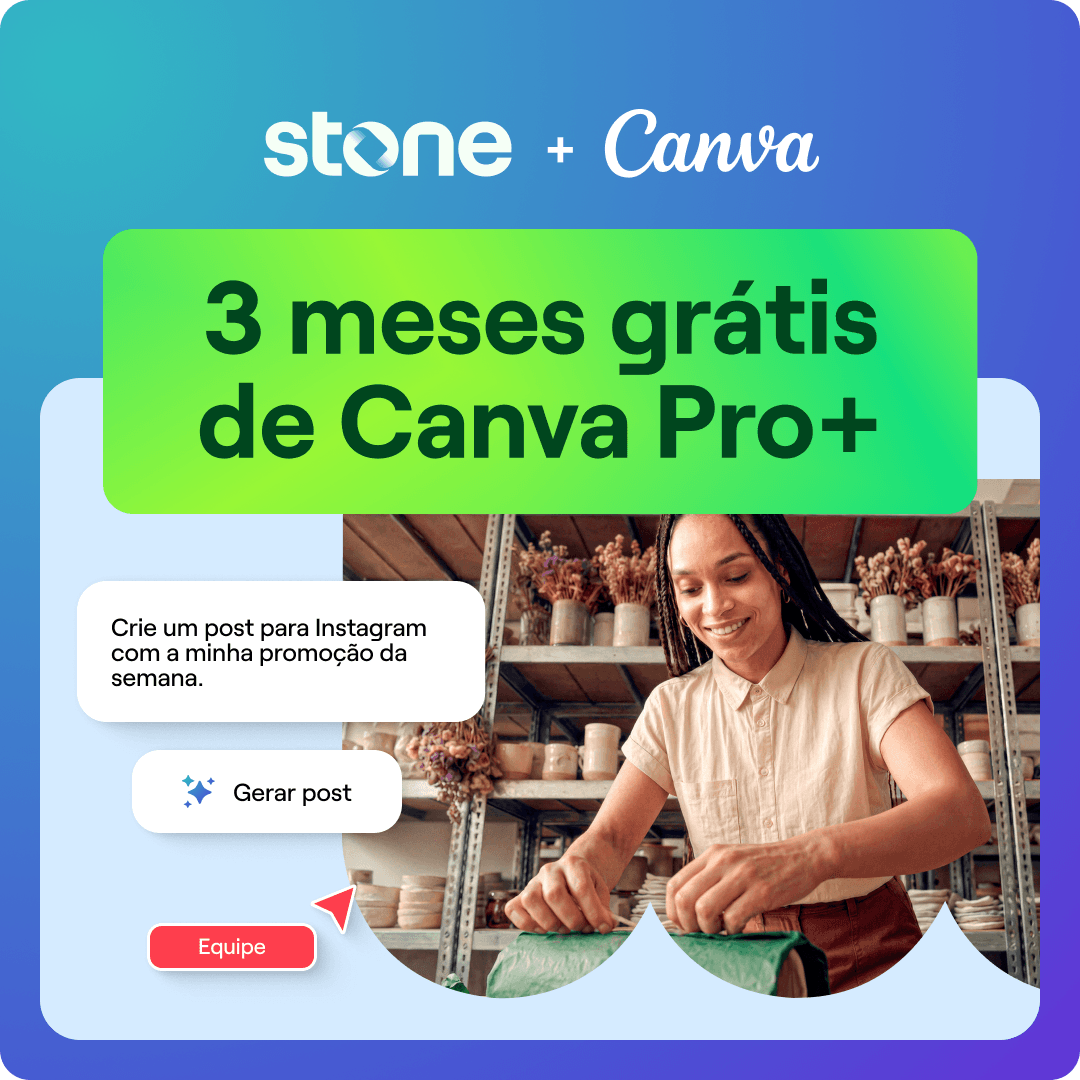 banner de três meses grátis de canva pro